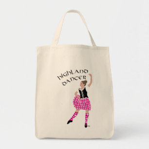 Bolsa Tote Bailarina das Terras Altas Rosa