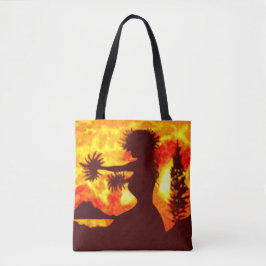 Bolsa Tote Bailarina de Hula