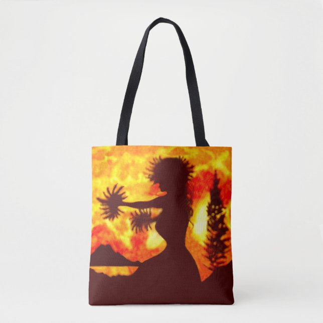 Bolsa Tote Bailarina de Hula  (Frente)