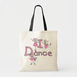 Bolsa Tote Bailarina eu danço t-shirt e presentes
