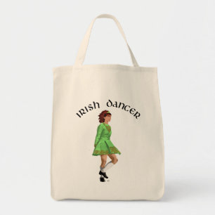 Bolsa Tote Bailarina Irlandesa de Saia Verde