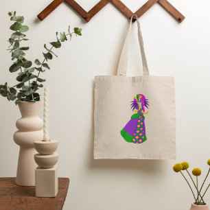 Bolsa Tote Baile de Máscaras da Rainha do Mardi Gras