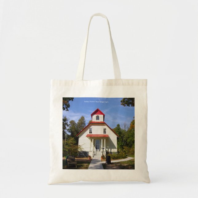 Bolsa Tote Baileys Harbor Range Lights tote bag (Frente)