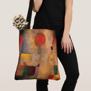 Bolsa Tote Balão Vermelho por Paul Klee