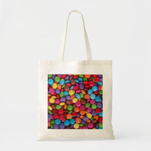 Bolsa Tote Balas de Botão Coloridas