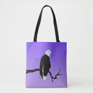 Bolsa Tote Bald Eagle em Sunset - Arte original sobre a vida 