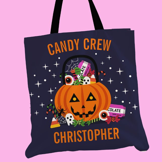 Bolsa Tote Balde de Abóbora Personalizado da Candy Crew para  (Criador carregado)