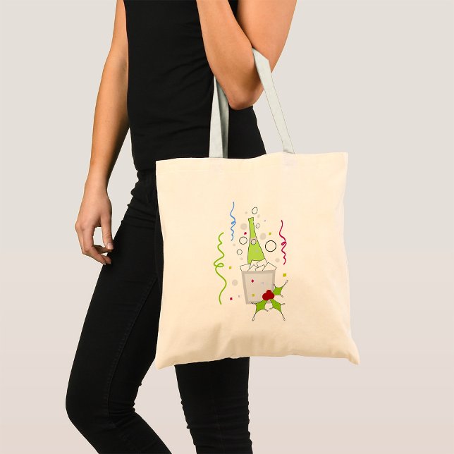 Bolsa Tote Balde de Gelo para Garrafa de Champanhe Celebração (Criador carregado)