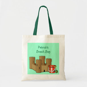 Bolsa Tote Balde e pá lunáticos da praia do castelo da arei