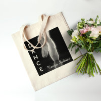 Balé Dance Toe Calçados Bag com Nome Personalizado