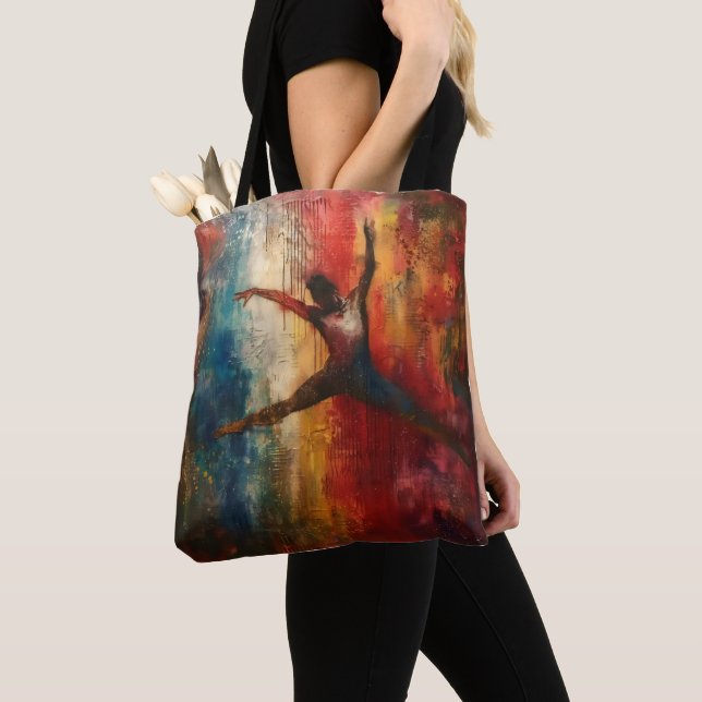 Bolsa Tote Balé Dancer Abstrato Art (Close Up)