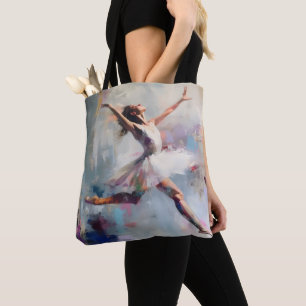 Bolsa Tote Balé Dancer Abstrato Art