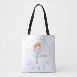 Bolsa Tote Balé de açúcar de ameixa de leite Ballerina