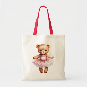 Bolsa Tote Balé de dança de bailarina de ursinho