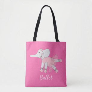 Bolsa Tote balé de Elefante ilusima Ballerina