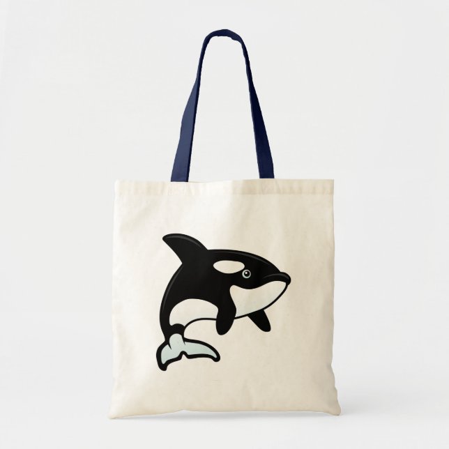 Bolsa Tote Baleia bonito da orca/assassino (Frente)