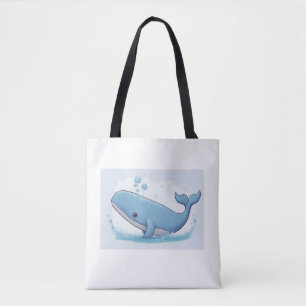 Bolsa Tote Baleia branca
