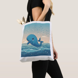 Bolsa Tote Baleia branca