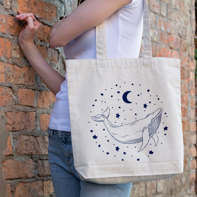 Bolsa Tote Baleia Celestial (Criador carregado)