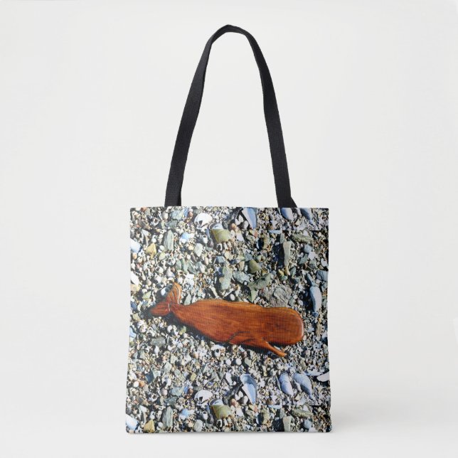 Bolsa Tote baleia handmade da arte popular (Frente)