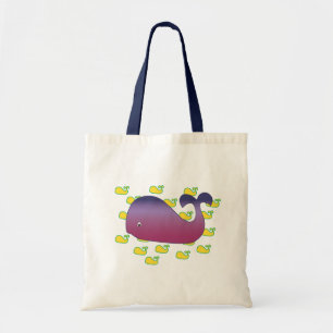 Bolsa Tote Baleia roxa