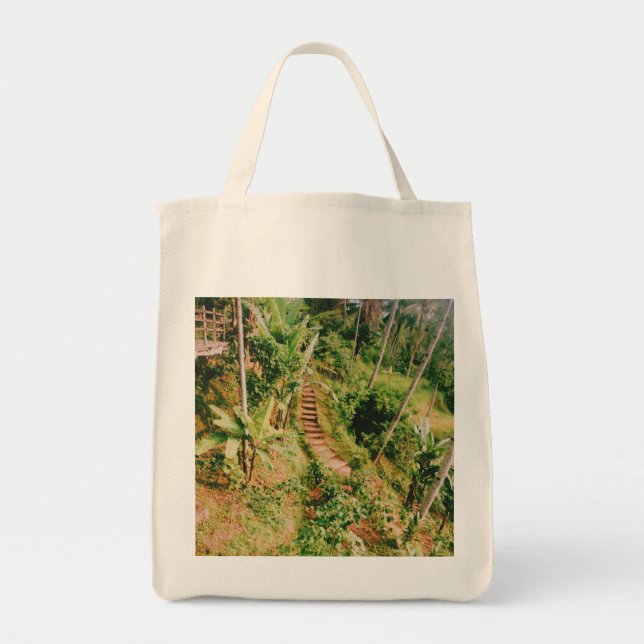 Bolsa Tote Bali, floresta tropical (Frente)