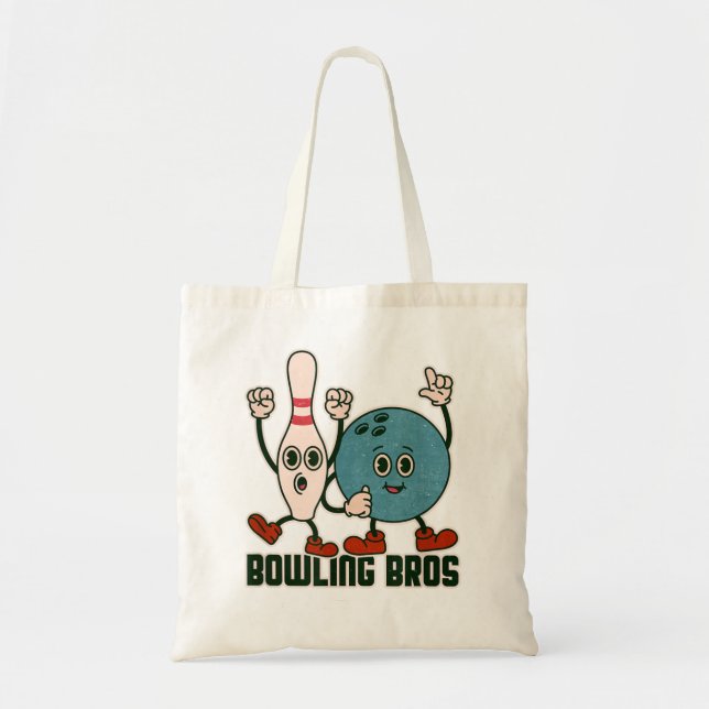 Bolsa Tote Ball Bowler da Liga dos Becos da Boliche Bros (Frente)