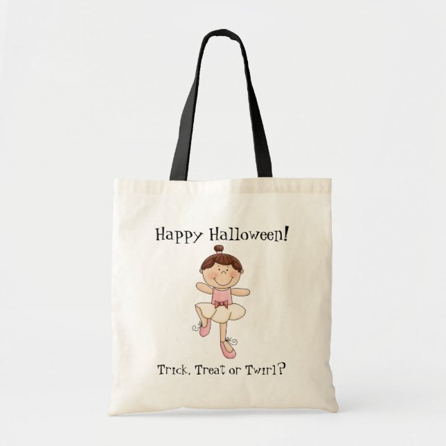 Bolsa Tote Ballerina Girl-Halloween Goody Bag (Frente)