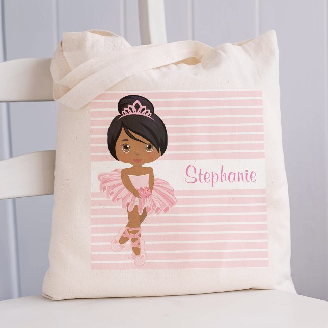 Bolsa Tote Ballerina multicultural de dois lados (Criador carregado)