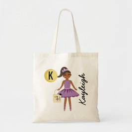 Bolsa Tote Ballerina Princesa Halloween Tratamento Monograma 