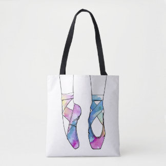 Bolsa Tote Ballerina Watercolor Balé