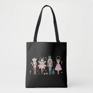 Bolsa Tote Ballet de Natal Quebra-Nozes Festa de Natal Fofa