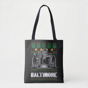 Bolsa Tote Baltimore Maryland Ugly Christmas