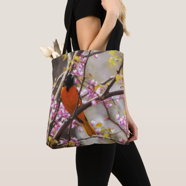 Bolsa Tote Baltimore Oriole (Close Up)