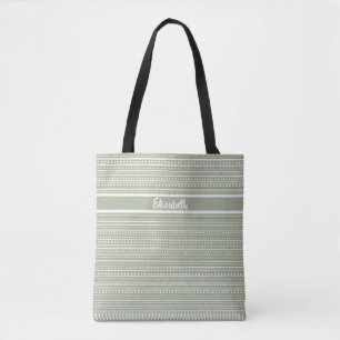 Bolsa Tote Bamanko Dotted Mudcloth Pattern
