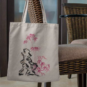 Bolsa Tote Bambu - vermelho