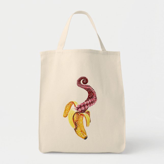 Bolsa Tote Banana mutante suave (Frente)
