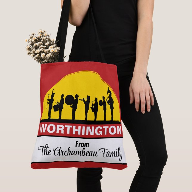 Bolsa Tote BANDA - Consulte Traseiro. Saco de ferramentas GRA (Close Up)