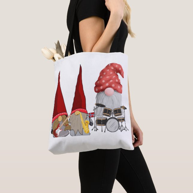 Bolsa Tote Banda de Gnomos em um  (Close Up)