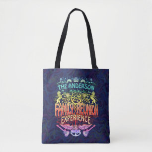 Bolsa Tote Banda de Reunião da Família Retro 70s Concert Lo