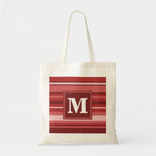 Bolsa Tote Banda vermelha monograma