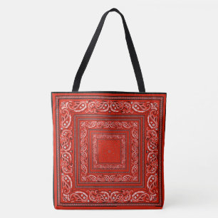 Bolsa Tote Bandanarama vermelho