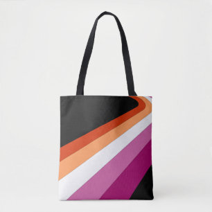 Bolsa Tote Bandas do Orgulho Lésbico