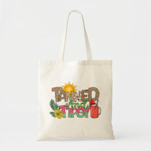 Bolsa Tote Bandas e Tipsy Design de festas de verão diverti