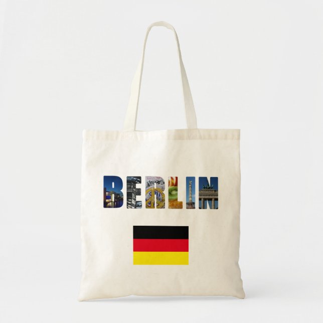 Bolsa Tote Bandeira alemã de Berlim (Frente)