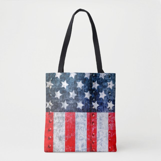 Bolsa Tote Bandeira Americana (Frente)
