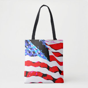 Bolsa Tote bandeira americana
