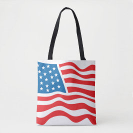 Bolsa Tote Bandeira Americana - 4 de julho