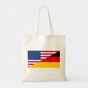 Bolsa Tote Bandeira americana alemão dos E.U. Alemanha do