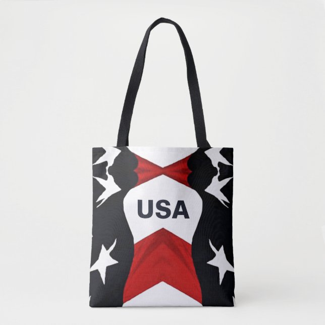 Bolsa Tote Bandeira Americana EUA (Frente)
